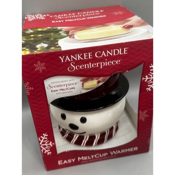 Yankee Candle Scenterpiece Jack Frost Snowman Easy MeltCup Warmer NEW - Picture 5 of 5